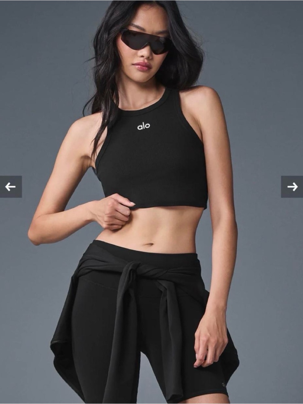 Alo Yoga Aspire Tank Top Black